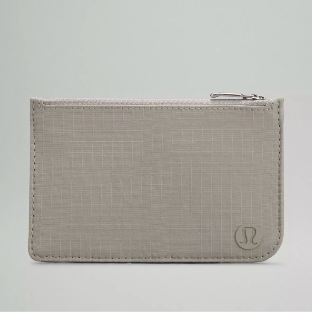 Lululemon City Street Card Case Wallet – Minimalist Zip & Side Card Slots